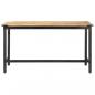 Preview: Esstisch 140 x 70 x 76 cm Raues Massivholz Mango