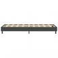 Preview: Boxspring-Bettgestell Grau Stoff 90x200 cm