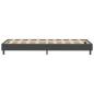 Preview: Boxspring-Bettgestell Grau Stoff 100x200 cm