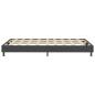 Preview: Boxspring-Bettgestell Grau Stoff 120x200 cm