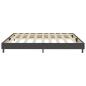 Preview: Boxspring-Bettgestell Grau Stoff 200x200 cm