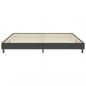 Preview: Boxspring-Bettgestell Grau Stoff 200x200 cm