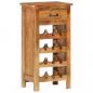 Preview: Weinschrank 40 x 30 x 80 cm Massivholz Akazie