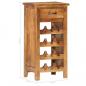 Preview: Weinschrank 40 x 30 x 80 cm Massivholz Akazie