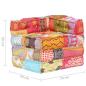 Preview: Modularer Pouf Patchwork Stoff