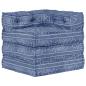 Preview: Modularer Pouf Indigo Stoff 