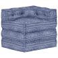 Preview: Modularer Pouf Indigo Stoff 