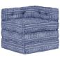 Preview: Modularer Pouf Indigo Stoff 