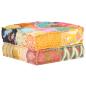 Preview: Pouf 60x70x36 cm Patchwork Stoff