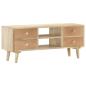 Preview: TV-Schrank 110×30×45 cm Mango Massivholz