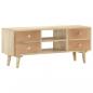 Preview: TV-Schrank 110×30×45 cm Mango Massivholz