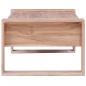 Preview: Couchtisch 110×60×40 cm Teak Massivholz 