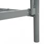 Preview: Etagenbettgestell Grau Metall 140x200 cm/90x200 cm 