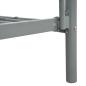 Preview: Etagenbettgestell Grau Metall 140x200 cm/90x200 cm 