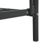 Preview: Etagenbett Schwarz Metall 90×200 cm