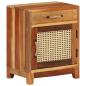 Preview: Nachttisch 40x30x50 cm Altholz Massiv