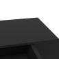 Preview: Schweberegal mit Schublade Schwarz 48x25x8 cm