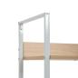 Preview: Bücherregal 3 Regalböden Eiche 60×27,6×90,5 cm Holzwerkstoff