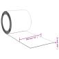 Preview: Streifenvorhang Rolle PVC 1,6 mm x 200 mm 25m