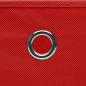 Preview: Aufbewahrungsboxen mit Deckeln 10 Stk. Rot 32x32x32 cm Stoff
