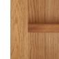Preview: Bücherregal 7 Fächer 90x22,5x200 cm Massivholz Eiche