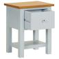 Preview: Nachttisch 36x30x47 cm Massivholz Eiche 