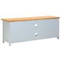 Preview: TV-Schrank 120x35x48 cm Massivholz Eiche