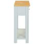 Preview: Konsolentisch 83x30x73 cm Massivholz Eiche