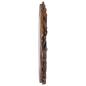 Preview: Wandspiegel 60 cm Teak Rund