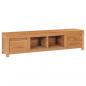 Preview: ARDEBO.de - TV-Schrank 135x30x35 cm Massivholz Teak