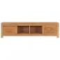 Preview: TV-Schrank 135x30x35 cm Massivholz Teak
