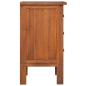 Preview: Nachttisch 40x35x60 cm Massivholz Teak
