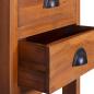 Preview: Nachttisch 40x35x60 cm Massivholz Teak