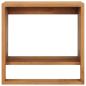 Preview: Handtuchregal zur Wandmontage 35×20×35 cm Teak Massivholz