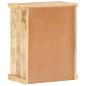 Preview: Sideboard mit Stahltüren 60x35x75 cm Mango Massivholz