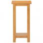 Preview: Beistelltisch 27x24x55 cm Eiche Massivholz