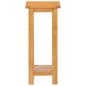 Preview: Beistelltisch 27x24x55 cm Eiche Massivholz