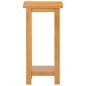 Preview: Beistelltisch 27x24x55 cm Eiche Massivholz