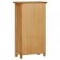 Preview: Bücherregal 45x22,5x82 cm Eiche Massivholz