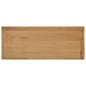 Preview: Weinschrank für 11 Flaschen 80 x 32 x 80 cm  Eiche Massivholz