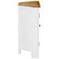 Preview: Eckschrank 80x33,5x78 cm Eiche Massivholz