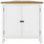 Preview: Eckschrank 80x33,5x78 cm Eiche Massivholz