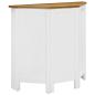Preview: Eckschrank 80x33,5x78 cm Eiche Massivholz