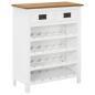 Preview: ARDEBO.de - Weinschrank 72x32x90 cm Eiche Massivholz