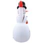 Preview: Aufblasbarer Schneemann mit LED zu Weihnachten IP44 600 cm XXL