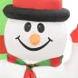 Preview: Aufblasbarer Weihnachtsmann und Schneemann Deko Bogen LED 223cm