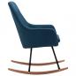 Preview: Schaukelstuhl Blau Stoff