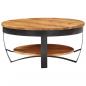 Preview: Couchtisch 65x65x32 cm Massivholz Akazie