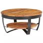 Preview: Couchtisch 65x65x32 cm Massivholz Akazie