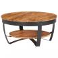 Preview: Couchtisch 65x65x32 cm Massivholz Akazie